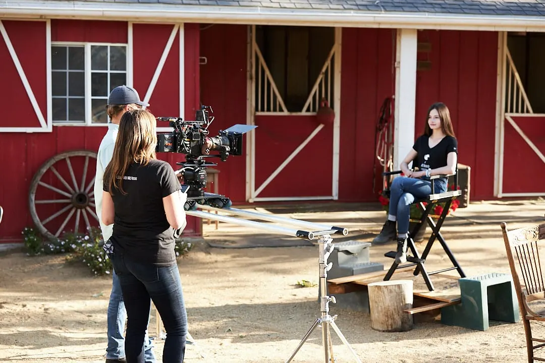 Behind the scenes on Mackenzie Foy's interview