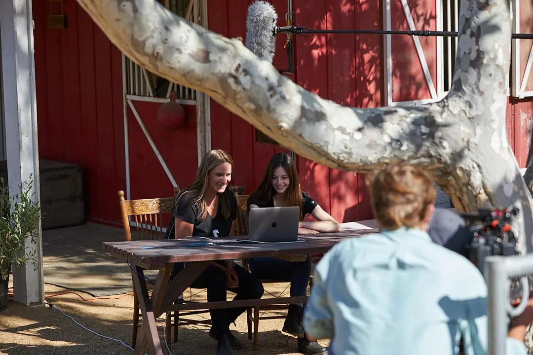 Behind the scenes with Ashley Avis and Mackenzie Foy on Zoom with the children of St. Jude