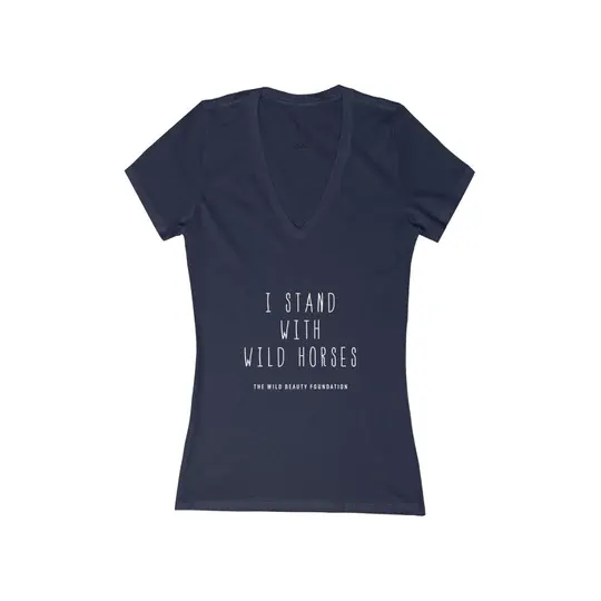 I Stand With Wild Horses V Neck